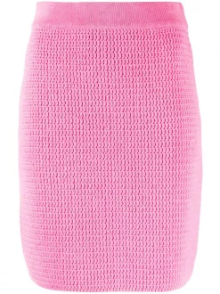 12 STOREEZ Minijupe En Coton PINK