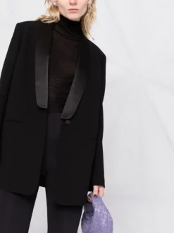 12 STOREEZ Veste De Smoking à Simple Boutonnage Femme -12 STOREEZ Soldes Magasin 17664338 e0da0899 b448 4cf2 910e 8a23c1e23501 600