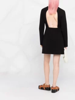 12 STOREEZ Robe Courte à Dos Ouvert BLACK -12 STOREEZ Soldes Magasin 17664343 dbcfb466 de2a 4da1 95d8 ed0060e11057 600