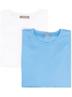 12 STOREEZ Lot De Deux T-shirts à Col Rond MULTICOLOUR