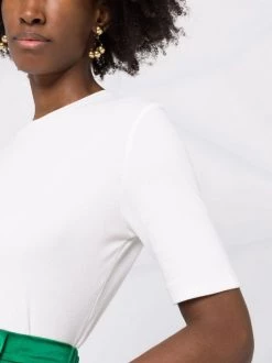 12 STOREEZ T-shirt En Coton Nervuré Femme -12 STOREEZ Soldes Magasin 17715835 37396153 600