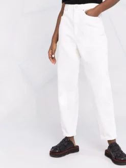 12 STOREEZ Pantalon Fuselé à Taille Haute Milk -12 STOREEZ Soldes Magasin 17715836 37403713 600