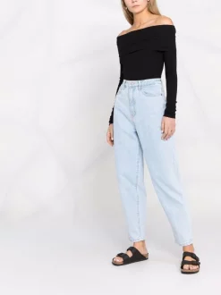 12 STOREEZ Jean Balloon à Taille Haute Femme -12 STOREEZ Soldes Magasin 17716363 37403100 600