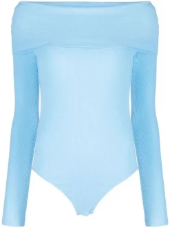 12 STOREEZ Body Nervuré à épaules Dénudées Femme