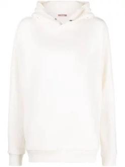 ( Nouvelle Collection ) 12 STOREEZ IVORY Hoodie Oversize En Coton Mélangé Femme