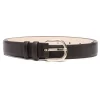 ( Nouvelle Collection ) 12 STOREEZ CHOCOLATE BROWN Ceinture à Boucle Ronde Femme