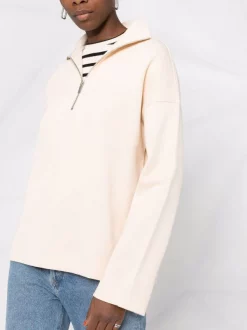 ( Nouvelle Collection ) 12 STOREEZ Sweat à Col Zippé CREAM -12 STOREEZ Soldes Magasin 17830569 38421716 600