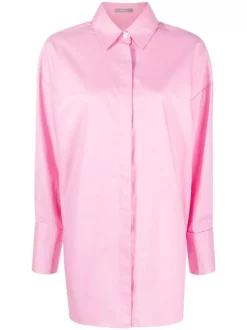 ( Nouvelle Collection ) 12 STOREEZ PINK Chemise Ample à Manchettes Oversize Femme