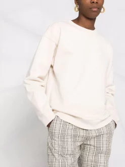 ( Nouvelle Collection ) 12 STOREEZ Sweat En Coton à Col Rond CREAMY -12 STOREEZ Soldes Magasin 17831512 38423059 600