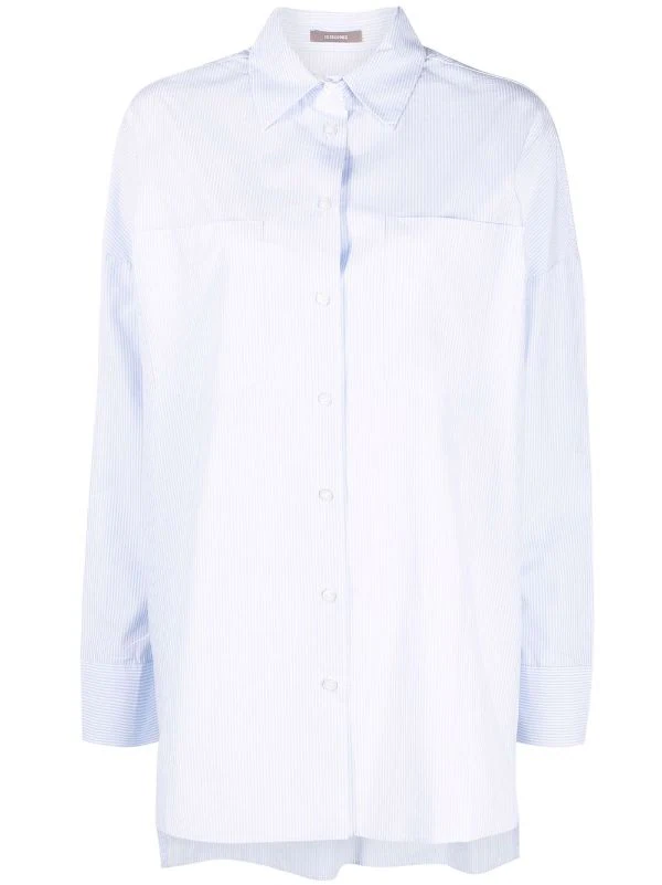 ( Nouvelle Collection ) 12 STOREEZ BLUE Chemise Imprimée à Fines Rayures Femme 1 ( Nouvelle Collection ) 12 STOREEZ BLUE Chemise Imprimée à Fines Rayures Femme