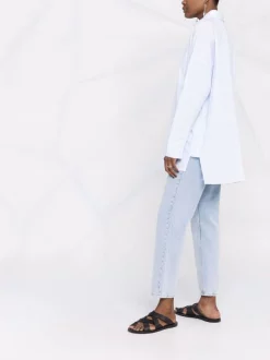 ( Nouvelle Collection ) 12 STOREEZ BLUE Chemise Imprimée à Fines Rayures Femme 11 ( Nouvelle Collection ) 12 STOREEZ BLUE Chemise Imprimée à Fines Rayures Femme -12 STOREEZ Soldes Magasin 17831514 37928077 600