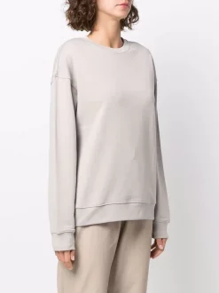 ( Nouvelle Collection ) 12 STOREEZ GREY Sweat En Coton à Effet D'épaules Descendues Femme -12 STOREEZ Soldes Magasin 17832354 38556258 600