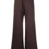 ( Nouvelle Collection ) 12 STOREEZ Bitter Chocolate Pantalon Ample à Taille Haute Femme