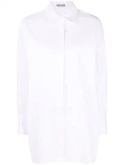 ( Nouvelle Collection ) 12 STOREEZ White Chemise Ample à Manchettes Oversize Femme
