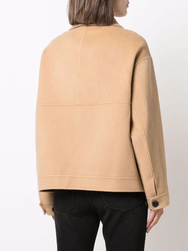 ( Nouvelle Collection ) 12 STOREEZ Veste Bomber En Laine Mélangée CAMEL 4 ( Nouvelle Collection ) 12 STOREEZ Veste Bomber En Laine Mélangée CAMEL – Image 4