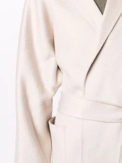 ( Nouvelle Collection ) 12 STOREEZ Manteau En Cachemire à Taille Ceinturée CREAMY -12 STOREEZ Soldes Magasin 17929716 38337250 600