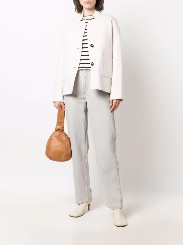 ( Nouvelle Collection ) 12 STOREEZ Veste Boutonnée à Design Superposé Femme 2 ( Nouvelle Collection ) 12 STOREEZ Veste Boutonnée à Design Superposé Femme – Image 2