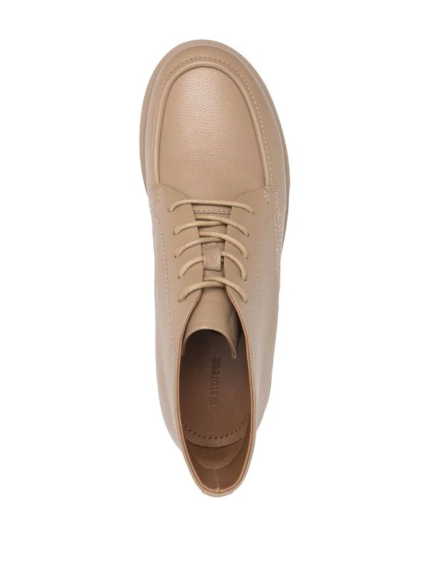 ( Nouvelle Collection ) 12 STOREEZ BEIGE Bottines à Coutures Ton-sur-ton Femme 4 ( Nouvelle Collection ) 12 STOREEZ BEIGE Bottines à Coutures Ton-sur-ton Femme – Image 4