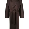 ( Nouvelle Collection ) 12 STOREEZ Manteau Mi-long à Taille Ceinturée Femme