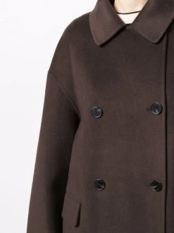 ( Nouvelle Collection ) 12 STOREEZ BROWN Manteau Croisé Oversize Femme -12 STOREEZ Soldes Magasin 17929728 38337482 600