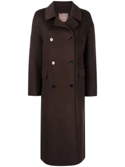 ( Nouvelle Collection ) 12 STOREEZ BROWN Manteau Croisé Oversize Femme