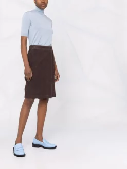 ( Nouvelle Collection ) 12 STOREEZ Jupe Portefeuille En Daim BROWN 9 ( Nouvelle Collection ) 12 STOREEZ Jupe Portefeuille En Daim BROWN -12 STOREEZ Soldes Magasin 17931359 37924406 600