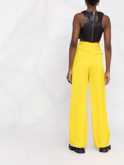 ( Nouvelle Collection ) 12 STOREEZ Débardeur Crop En Cuir BLACK -12 STOREEZ Soldes Magasin 17931360 37926918 600