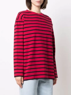 ( Nouvelle Collection ) 12 STOREEZ T-shirt Rayé à Manches Longues Femme -12 STOREEZ Soldes Magasin 17931377 38337152 600