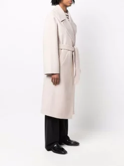 ( Nouvelle Collection ) 12 STOREEZ Manteau Mi-long à Taille Ceinturée CREAMY -12 STOREEZ Soldes Magasin 17931443 38334391 600