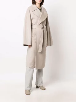 ( Nouvelle Collection ) 12 STOREEZ Manteau Ceinturé à Simple Boutonnage COFFEE WITH MILK -12 STOREEZ Soldes Magasin 17931448 38336853 600