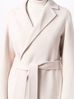 ( Nouvelle Collection ) 12 STOREEZ Manteau En Laine à Taille Ceinturée CREAMY -12 STOREEZ Soldes Magasin 17931449 38335434 600
