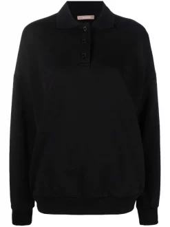 ( Nouvelle Collection ) 12 STOREEZ Sweat à Col Polo BLACK