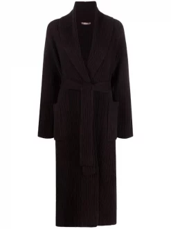 ( Nouvelle Collection ) 12 STOREEZ Manteau En Laine Et Cachemire Mélanges Bitter Chocolate