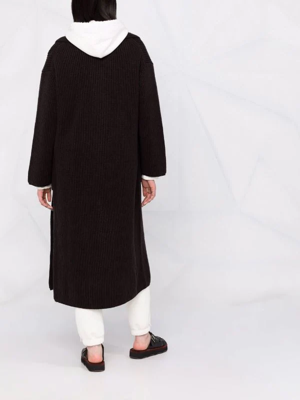 ( Nouvelle Collection ) 12 STOREEZ Manteau En Laine Et Cachemire Mélanges Bitter Chocolate 4 ( Nouvelle Collection ) 12 STOREEZ Manteau En Laine Et Cachemire Mélanges Bitter Chocolate – Image 4