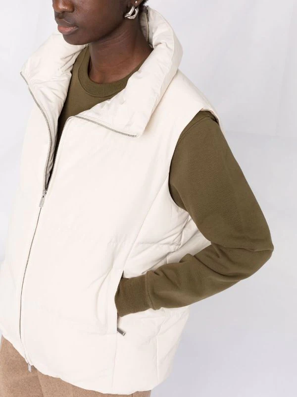 ( Nouvelle Collection ) 12 STOREEZ Milk Gilet à Design Matelassé Femme 5 ( Nouvelle Collection ) 12 STOREEZ Milk Gilet à Design Matelassé Femme – Image 5