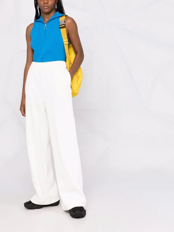 ( Nouvelle Collection ) 12 STOREEZ Pantalon Ample à Plis Marqués Milk 2 ( Nouvelle Collection ) 12 STOREEZ Pantalon Ample à Plis Marqués Milk – Image 2