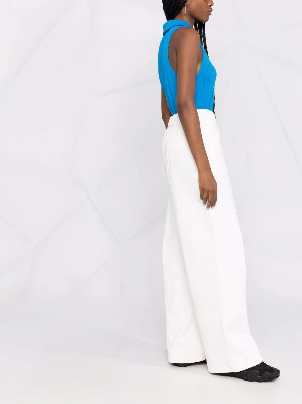 ( Nouvelle Collection ) 12 STOREEZ Pantalon Ample à Plis Marqués Milk 6 ( Nouvelle Collection ) 12 STOREEZ Pantalon Ample à Plis Marqués Milk – Image 6