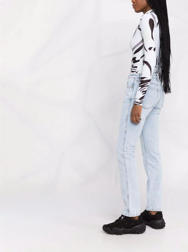 ( Nouvelle Collection ) 12 STOREEZ Jean Droit à Taille Basse Femme 6 ( Nouvelle Collection ) 12 STOREEZ Jean Droit à Taille Basse Femme – Image 6