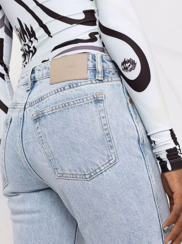 ( Nouvelle Collection ) 12 STOREEZ Jean Droit à Taille Basse Femme 3 ( Nouvelle Collection ) 12 STOREEZ Jean Droit à Taille Basse Femme – Image 3