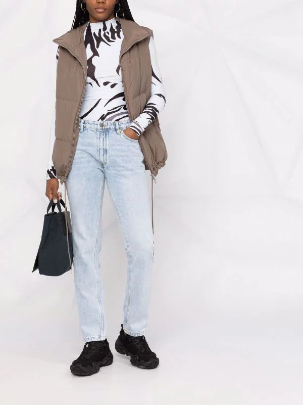 ( Nouvelle Collection ) 12 STOREEZ Jean Droit à Taille Basse Femme 2 ( Nouvelle Collection ) 12 STOREEZ Jean Droit à Taille Basse Femme – Image 2