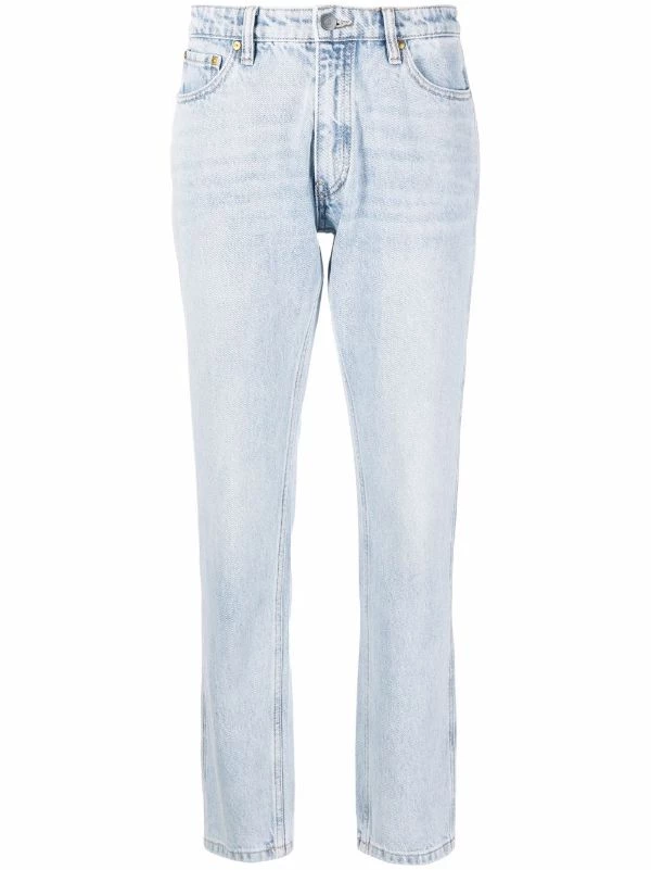 ( Nouvelle Collection ) 12 STOREEZ Jean Droit à Taille Basse Femme 1 ( Nouvelle Collection ) 12 STOREEZ Jean Droit à Taille Basse Femme