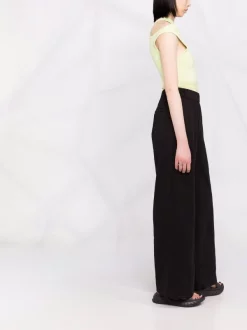 ( Nouvelle Collection ) 12 STOREEZ BLACK Pantalon Ample à Plis Marqués Femme -12 STOREEZ Soldes Magasin 17947000 38168004 600