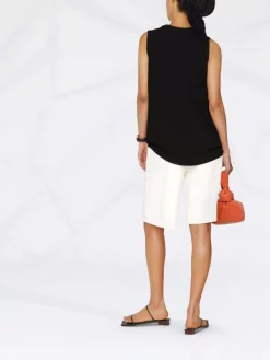 ( Nouvelle Collection ) 12 STOREEZ BLACK Débardeur En Maille Texturée Femme -12 STOREEZ Soldes Magasin 17947060 38187770 600