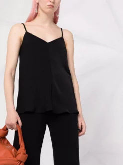 ( Nouvelle Collection ) 12 STOREEZ Débardeur à Col V BLACK -12 STOREEZ Soldes Magasin 17963905 38376728 600