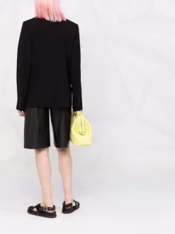 ( Nouvelle Collection ) 12 STOREEZ BLACK Blazer à Boutonnière Croisée Femme -12 STOREEZ Soldes Magasin 17963908 38420700 600