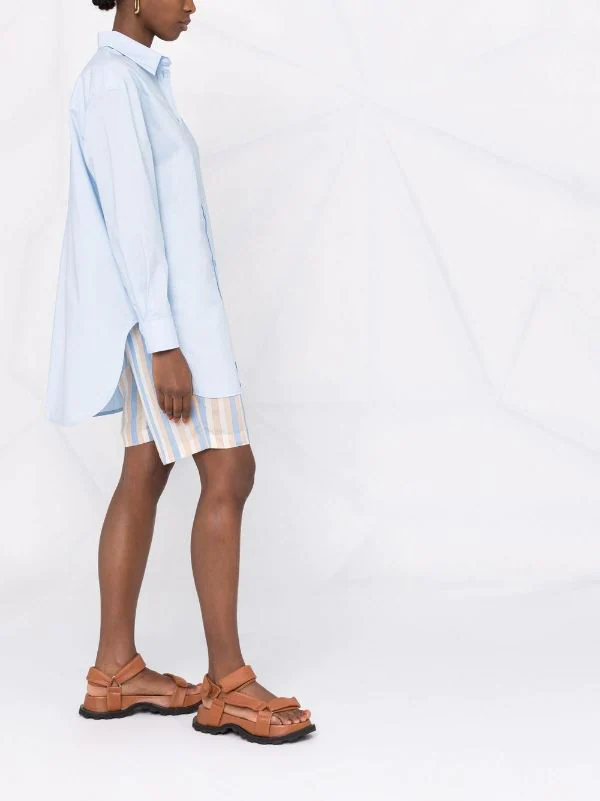 ( Nouvelle Collection ) 12 STOREEZ Chemise En Coton BLUE 4 ( Nouvelle Collection ) 12 STOREEZ Chemise En Coton BLUE – Image 4