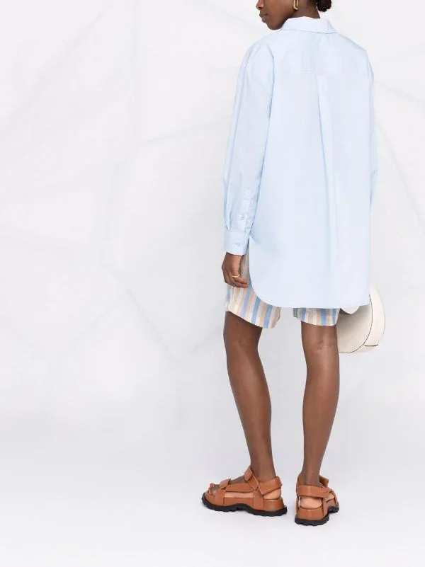 ( Nouvelle Collection ) 12 STOREEZ Chemise En Coton BLUE 6 ( Nouvelle Collection ) 12 STOREEZ Chemise En Coton BLUE – Image 6