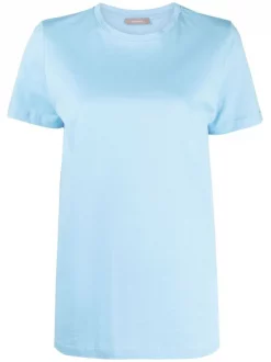 ( Nouvelle Collection ) 12 STOREEZ T-shirt En Coton à Col Rond Femme