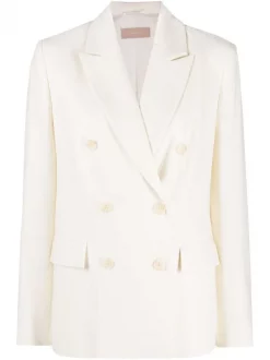 ( Nouvelle Collection ) 12 STOREEZ Blazer à Boutonnière Croisée Femme