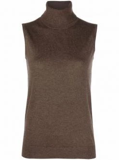 ( Nouvelle Collection ) 12 STOREEZ Haut Sans Manches à Col Roulé Femme